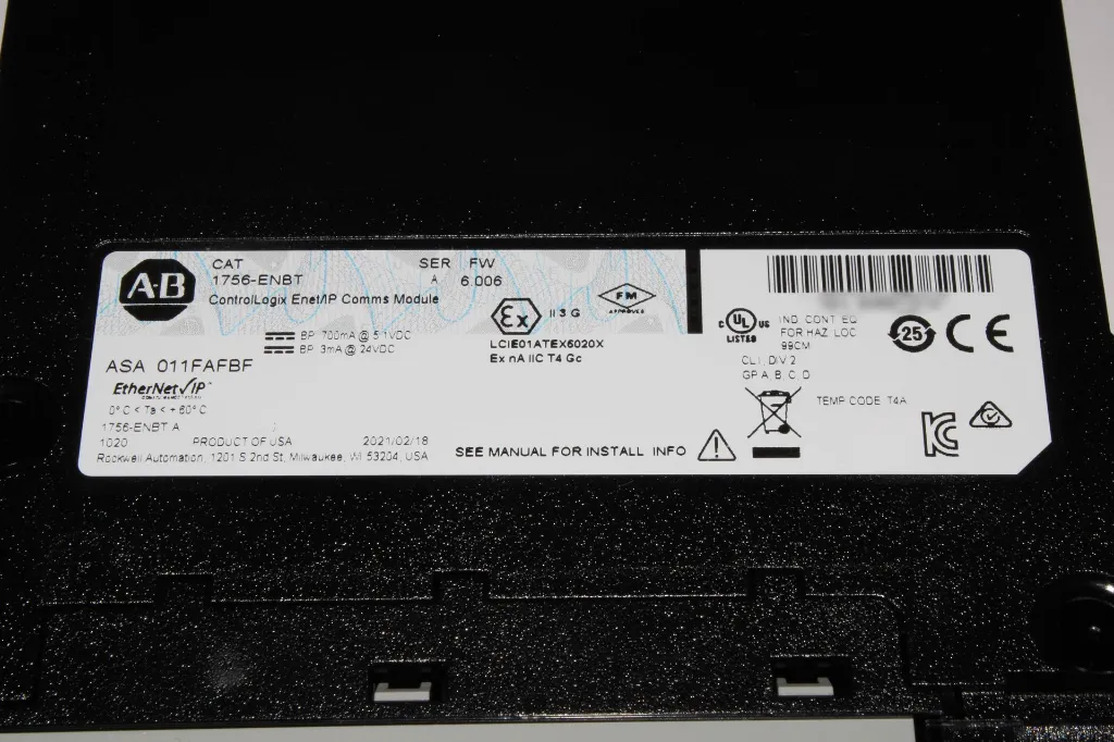 allen-bradley-1756-enbt-controllogix-enet-ip-comms-module-sera-closeup.webp