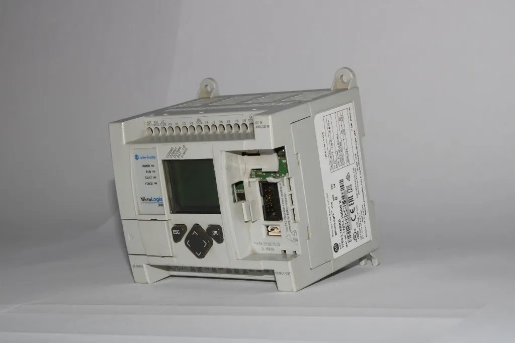 allen-bradley-1763-l16bbb-serb-rev9-micrologix-1100-16-point-controller-front.webp