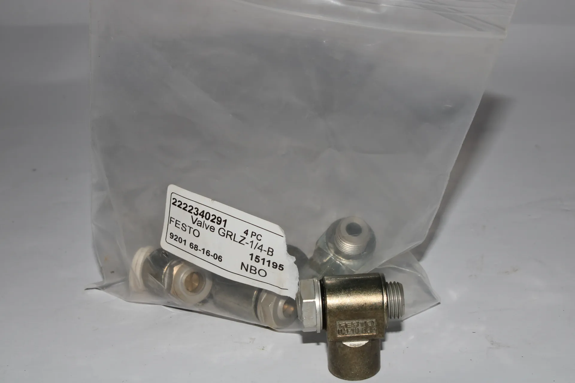 Festo GRLZ-1/4-B (151195) Supply-air One-way Flow Control Valve