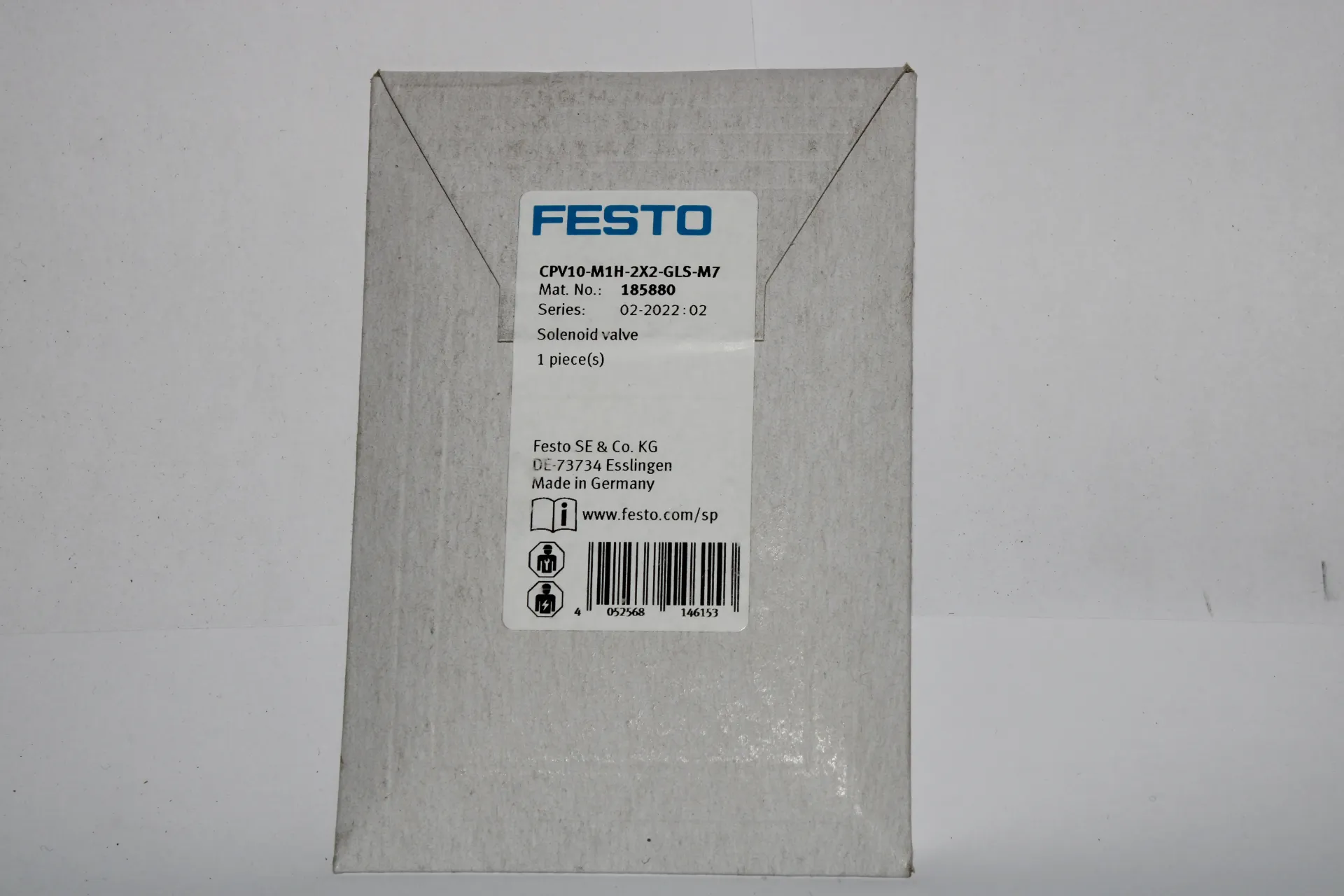 [34B-Box 1] Festo CPV10-M1H-2X2-GLS-M7 (185880) Solenoid Valve 