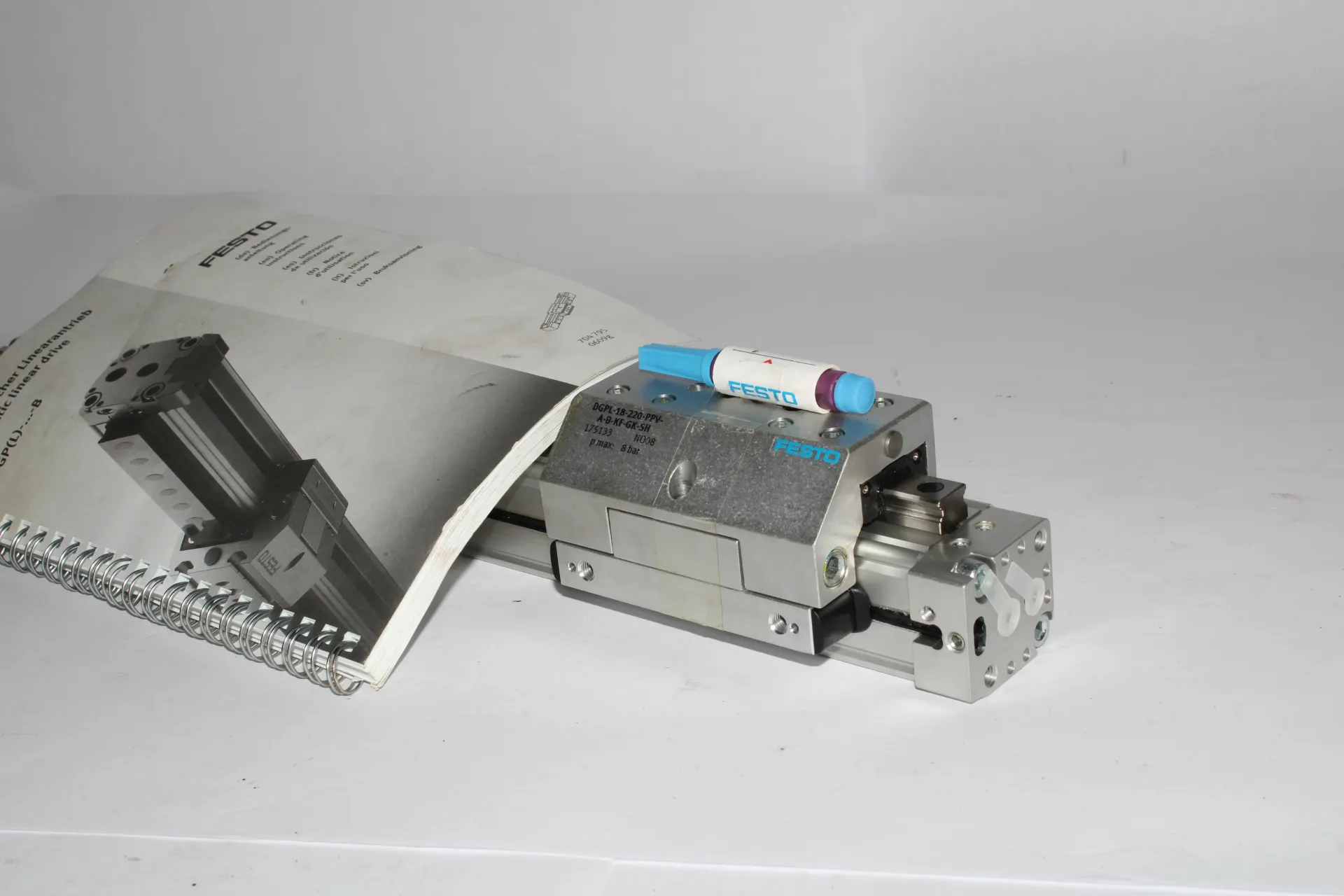 [34C] Festo DGPL-18-220-PPV-A-B-KF-GK-SH (175133) Double-acting Rodless Pneumatic Linear Drive