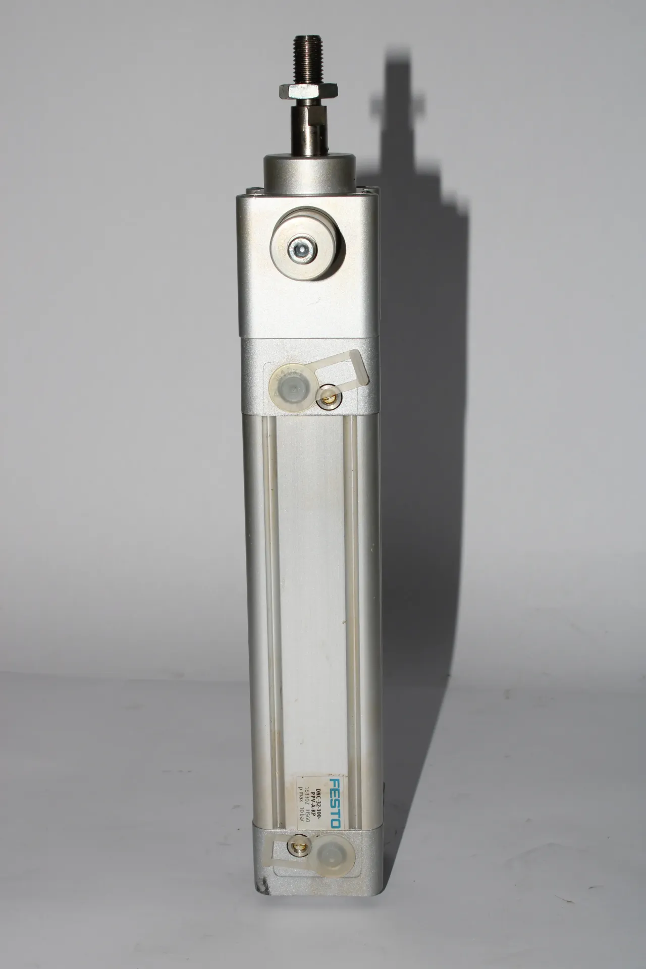 [34C] Festo DNC-32-100-PPV-A-KP (163302) Double-acting Pneumatic Cylinder with Clamping Unit ISO Standard 15552