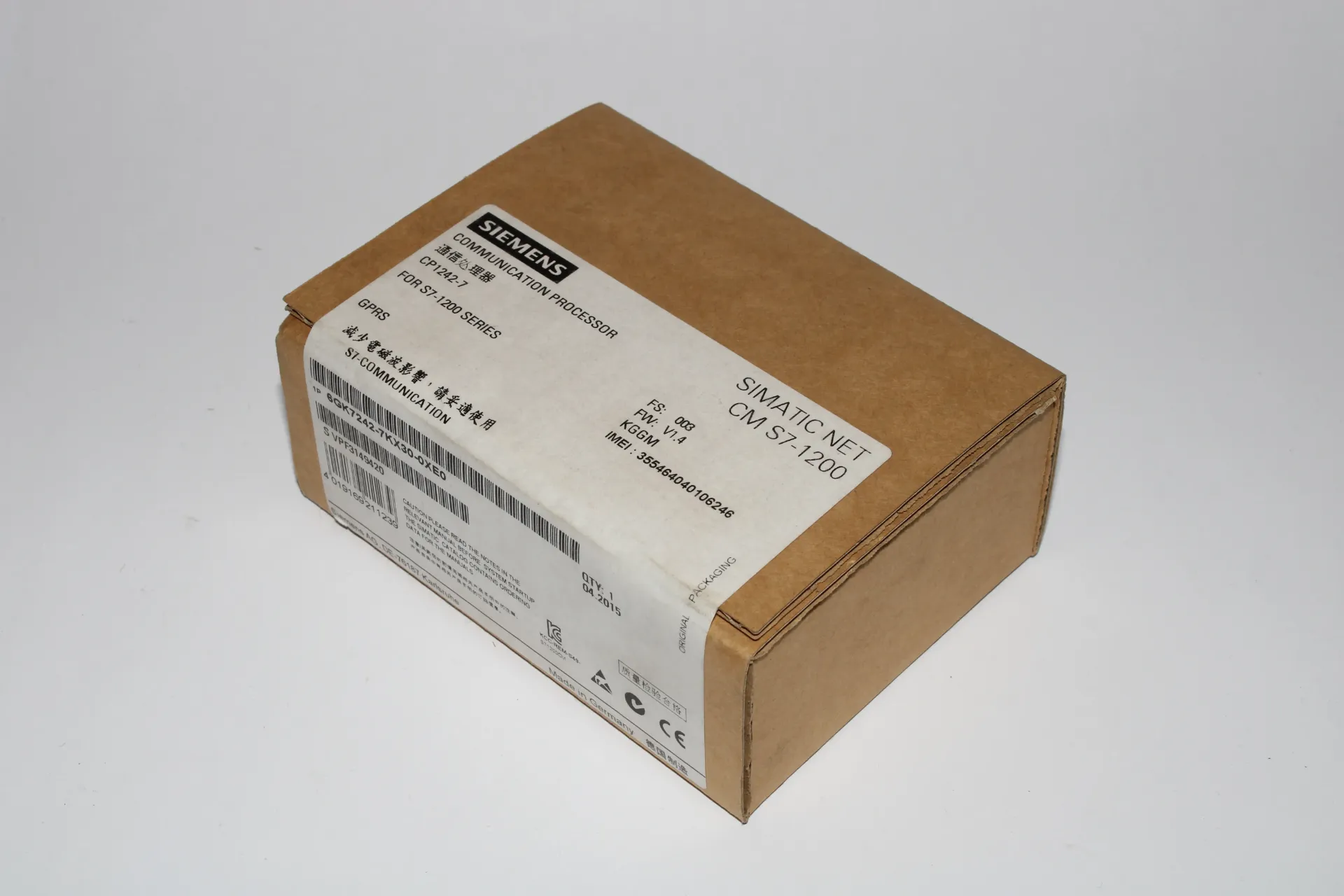 Siemens 6GK7242-7KX30-0XE0 Simatic Net Communication Processor S7-1200
