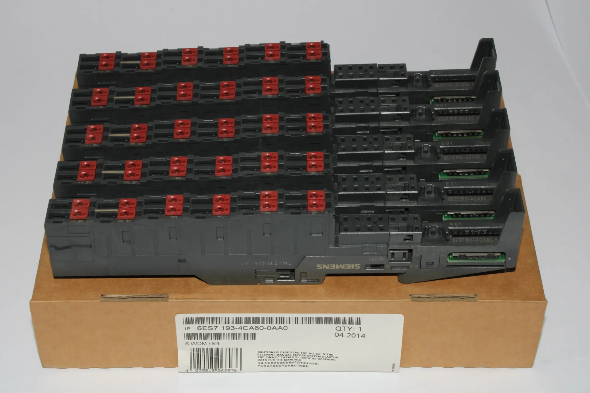 [25A] Siemens 6ES7193-4CA80-0AA0 Terminal Module (Pack of 5)