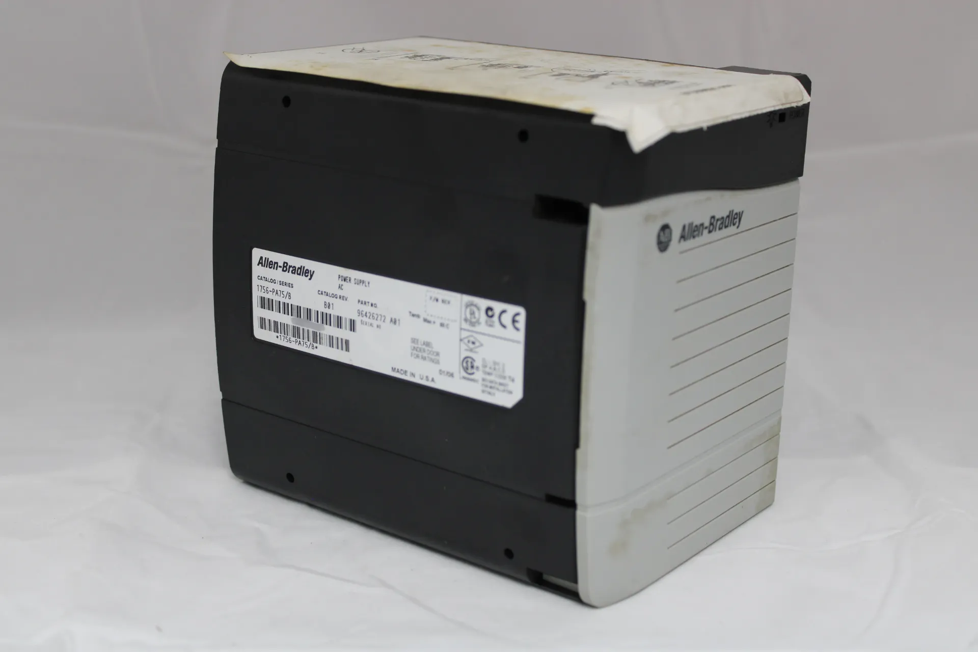 [Box #23] Allen-Bradley 1756-PA75 Ser.B Rev.B01 Power Supply