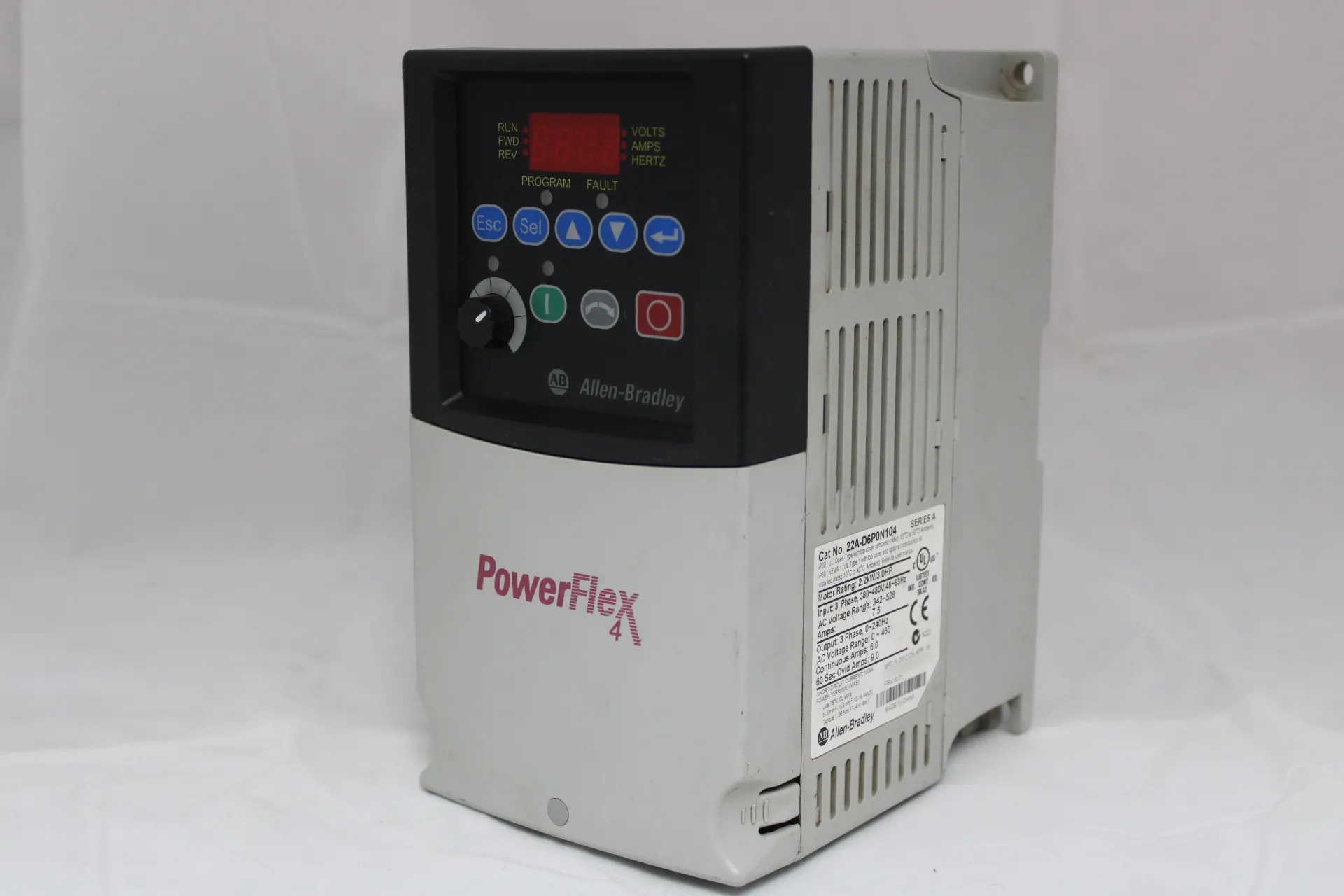 [Box #23] Allen-Bradley 22A-D6P0N104 Ser.A Drive 7.5A