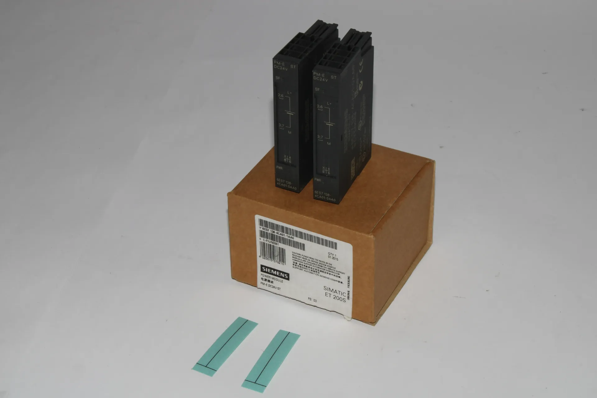 [27B] Siemens 6ES7138-4CA01-1AA0 Power Module Simatic ET200S (Box of 2)