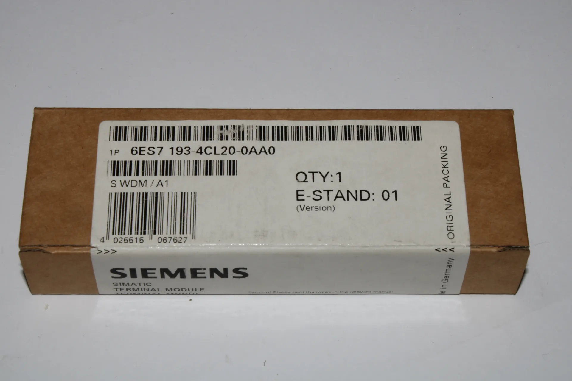 [27B] Siemens 6ES7193-4CL20-0AA0 Terminal Module