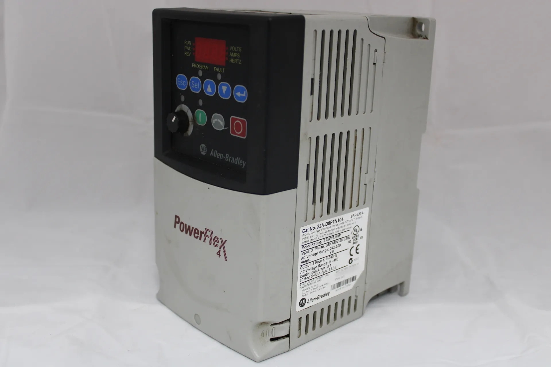 Allen-Bradley 22A-D8P7N104 Ser.A Drive 9.0A
