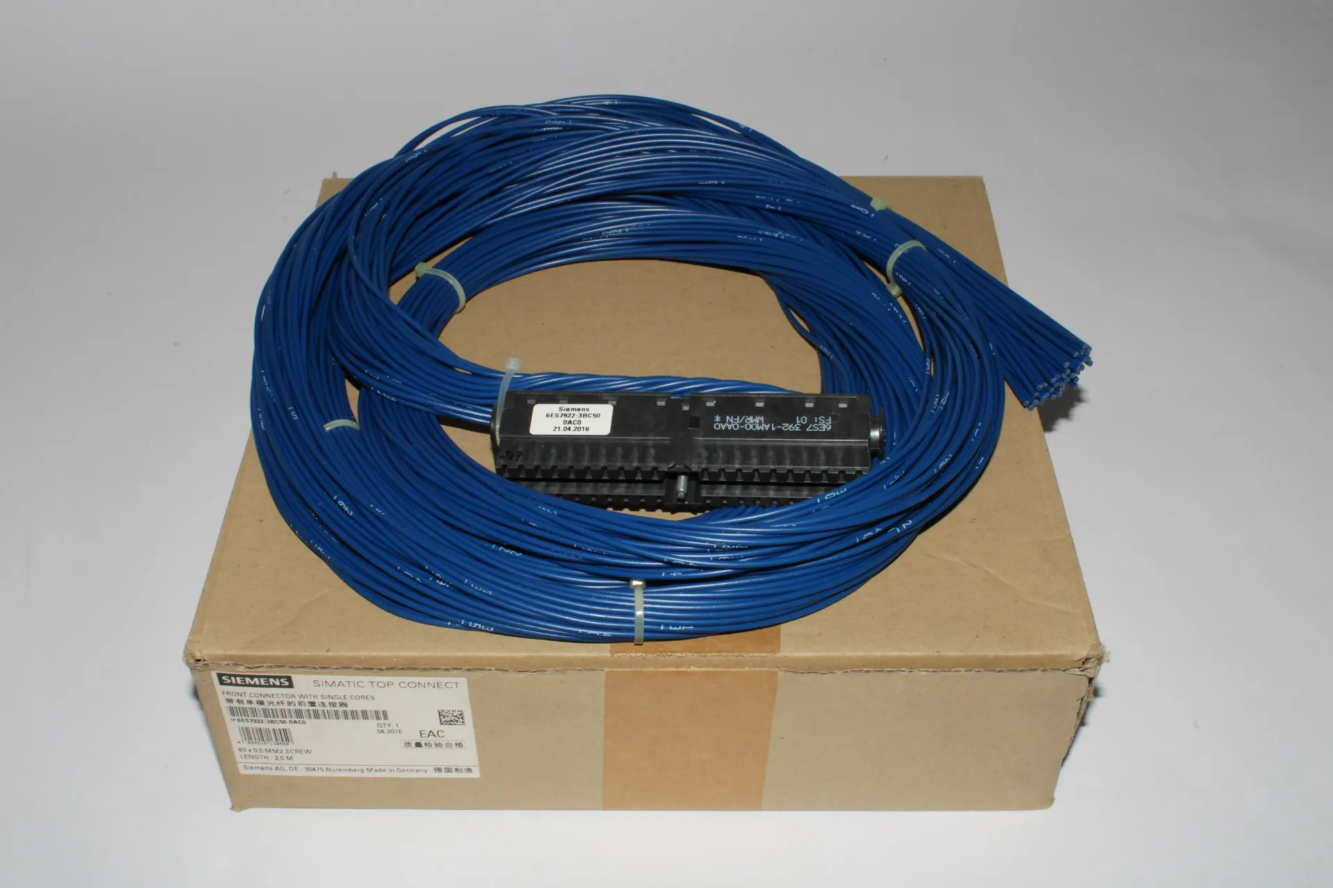 Siemens 6ES7922-3BC50-0AC0 Front Connector with Single Cores