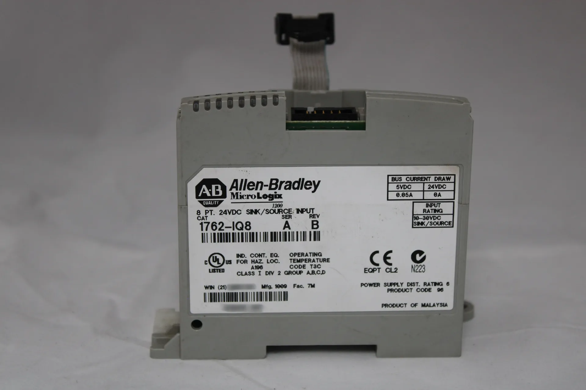 [Box #22] Allen-Bradley 1762-IQ8 Ser.A Rev.B Input Module