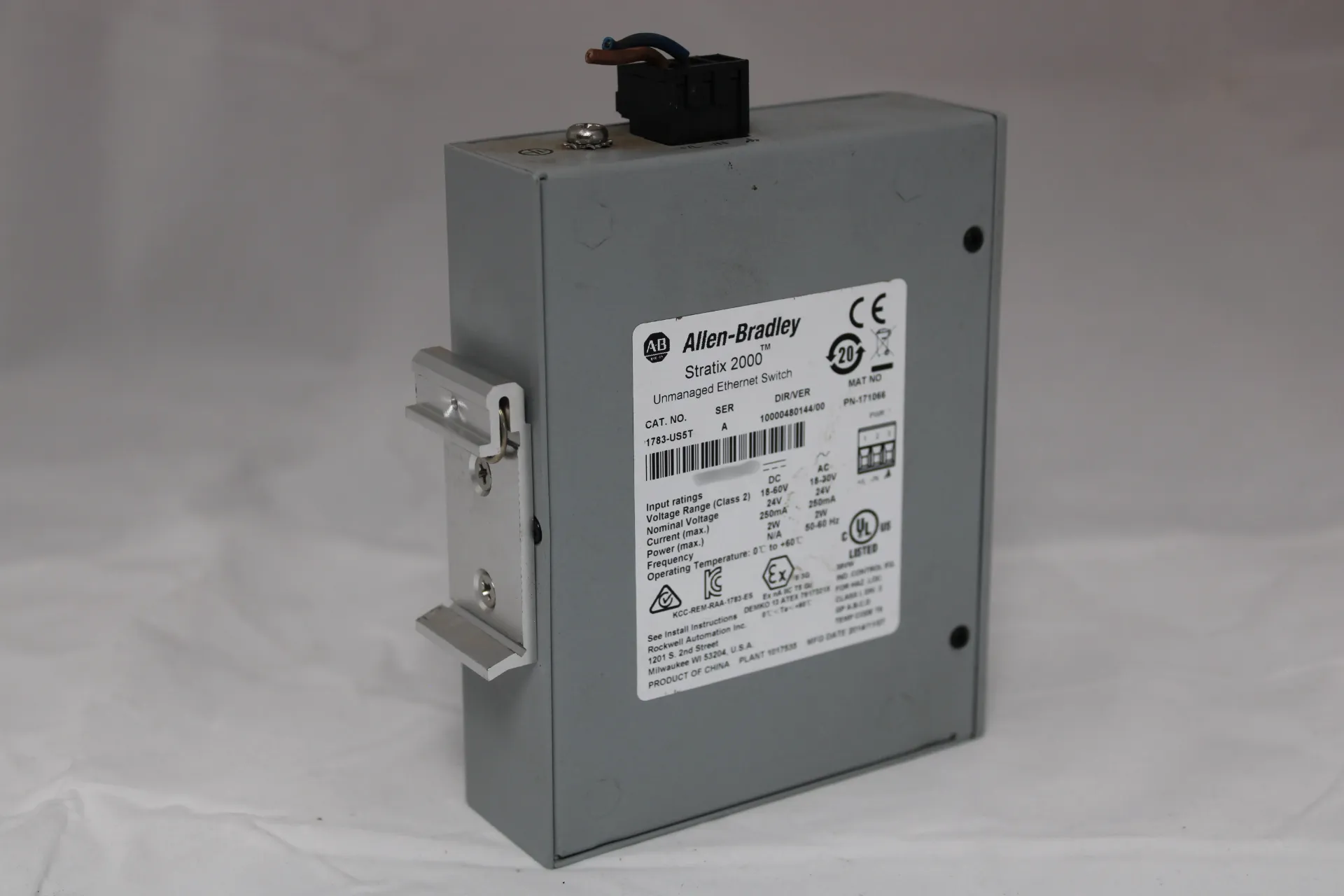 [Box #22] Allen-Bradley 1783-US5T Ser.A Ver.10000480114/00 Ethernet Switch
