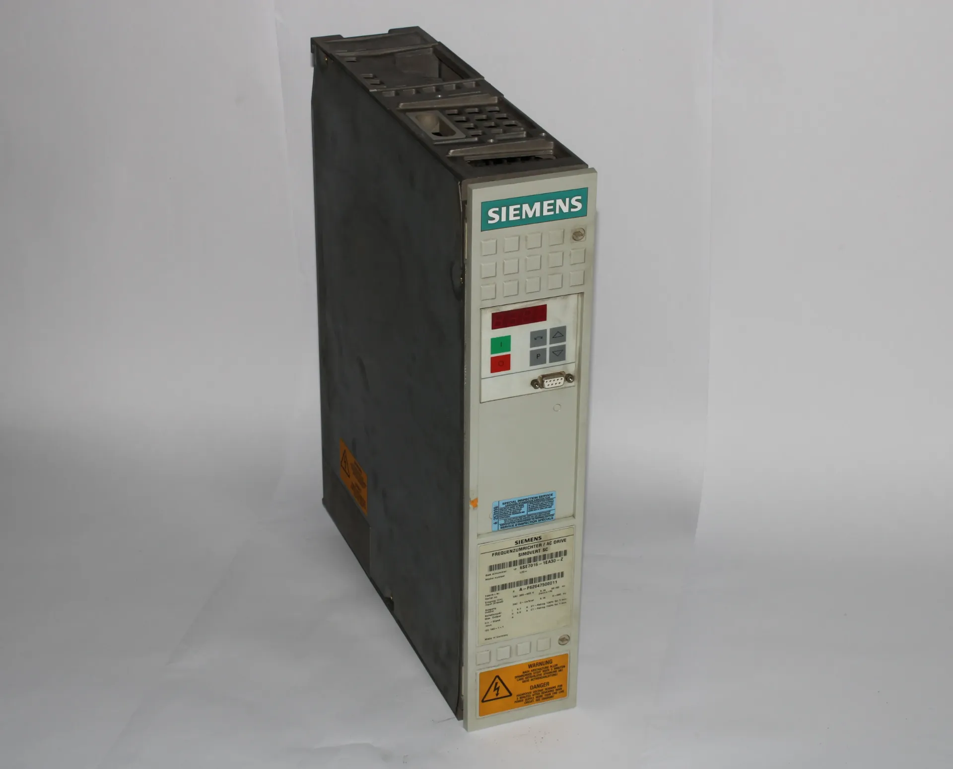 Siemens 6SE7016-1EA30-Z (L20+) Simovert SC AC Drive 