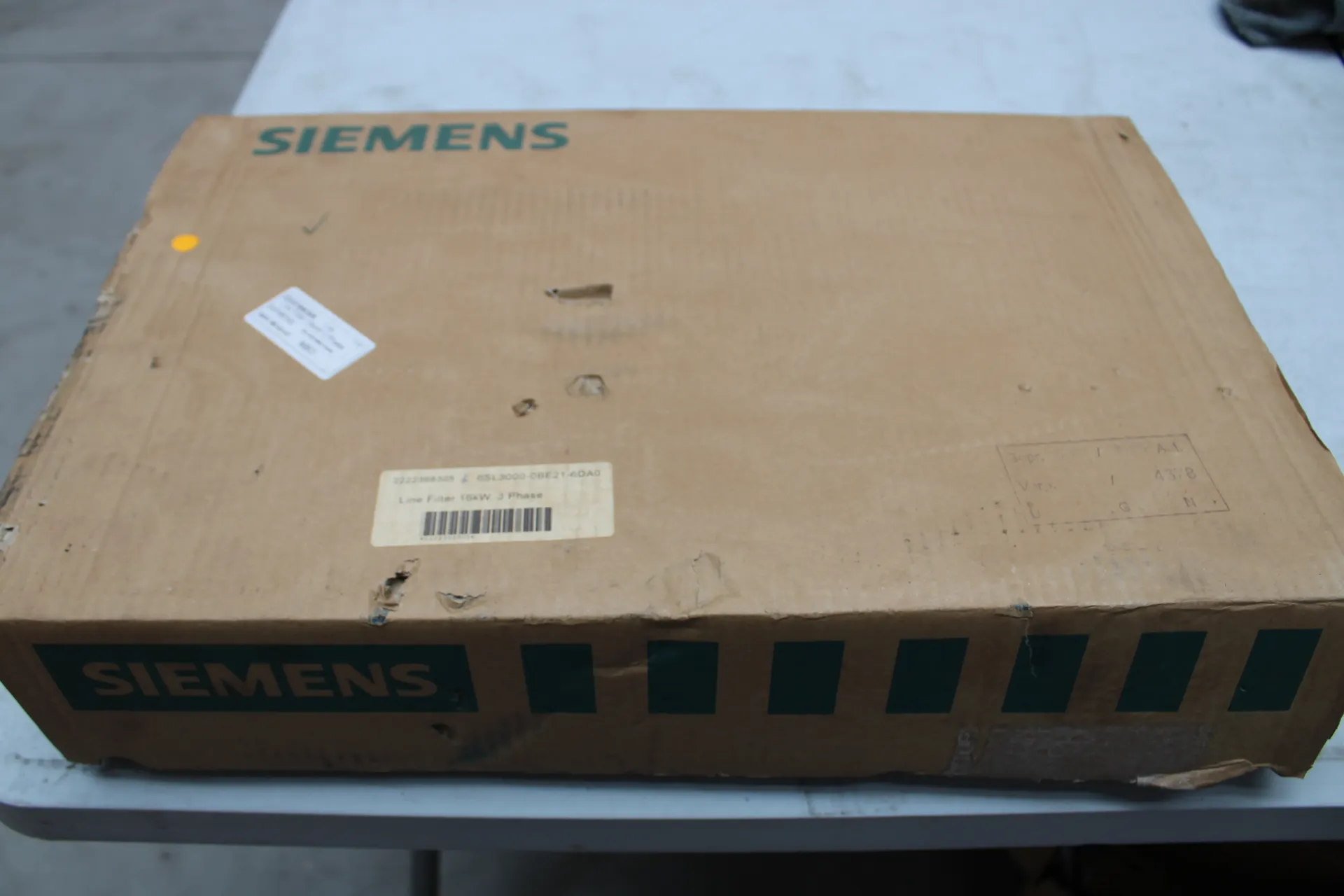 Siemens 6SL3000-0BE21-6DA0 Basic Line Filter 36A