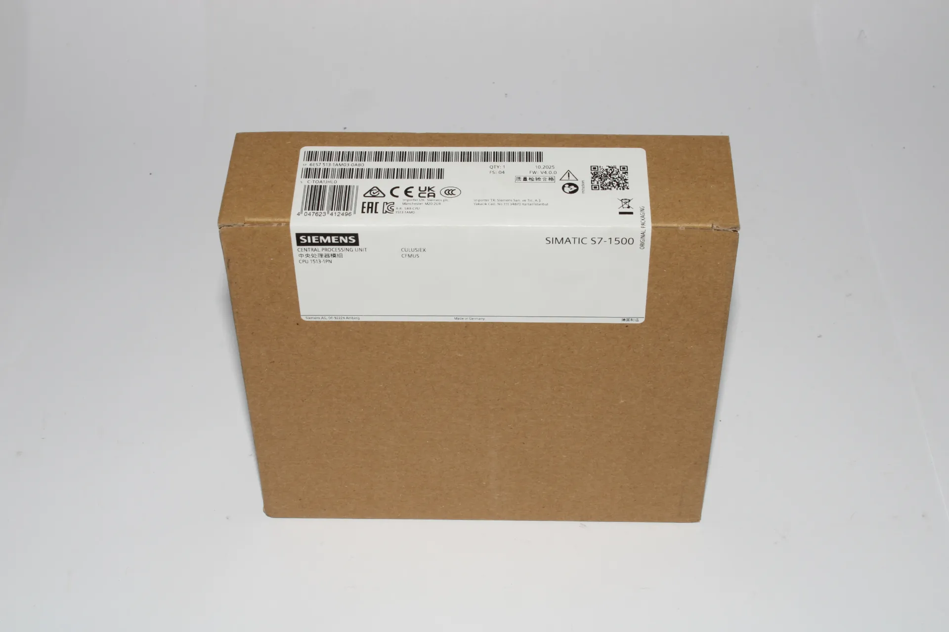 Siemens 6ES7513-1AM03-0AB0 S7-1500 CPU1513-1PN