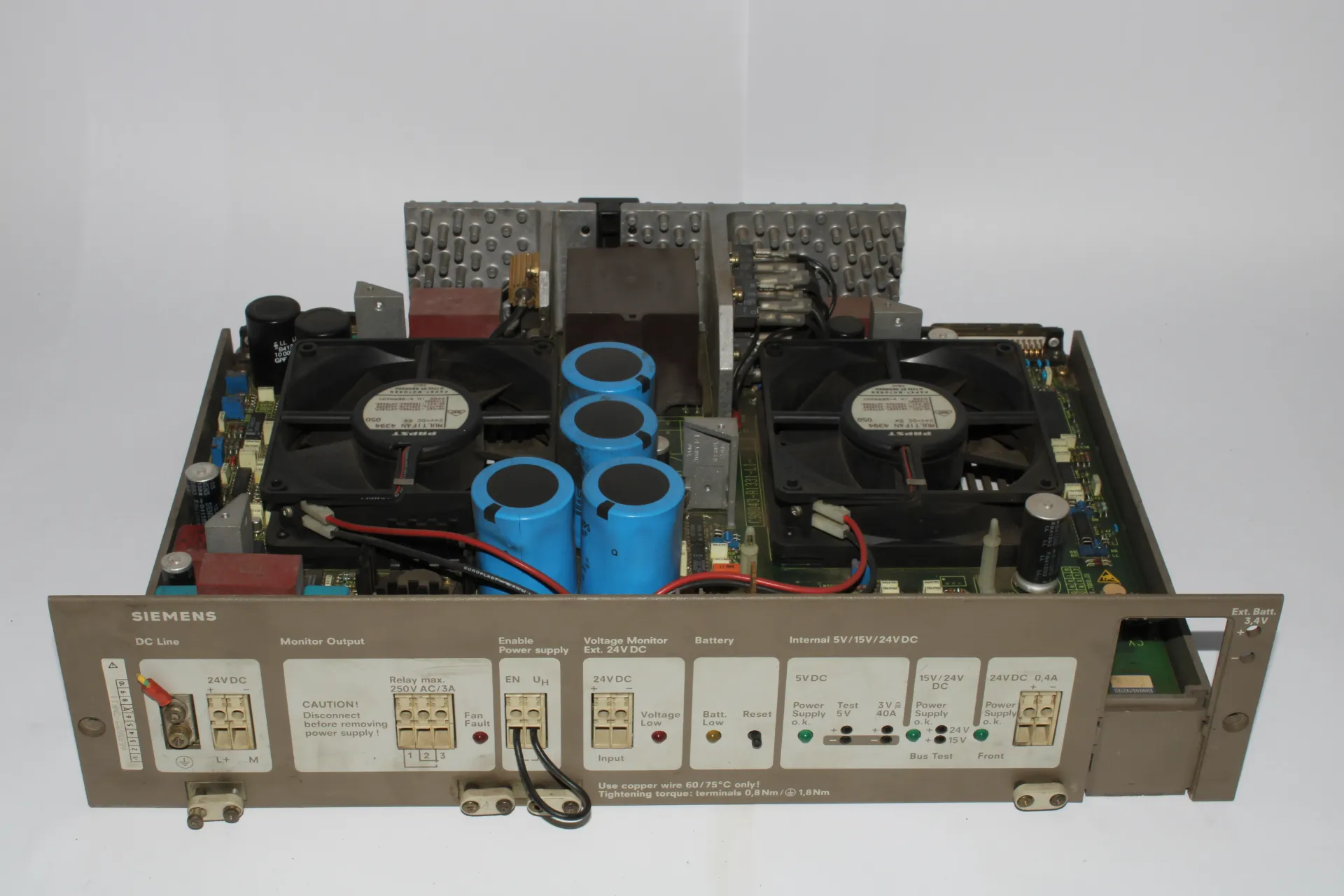 Siemens 6ES5955-3NF11 Simatic S5 955 Power Supply for S5-135U and S5-155U PLCs