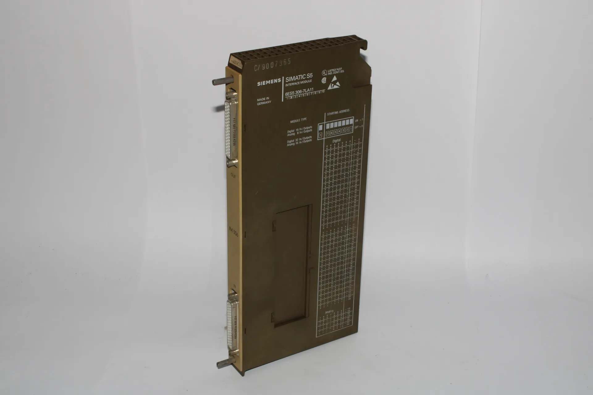 Siemens 6ES5306-7LA11 Simatic S5 IM 306 Interface Module