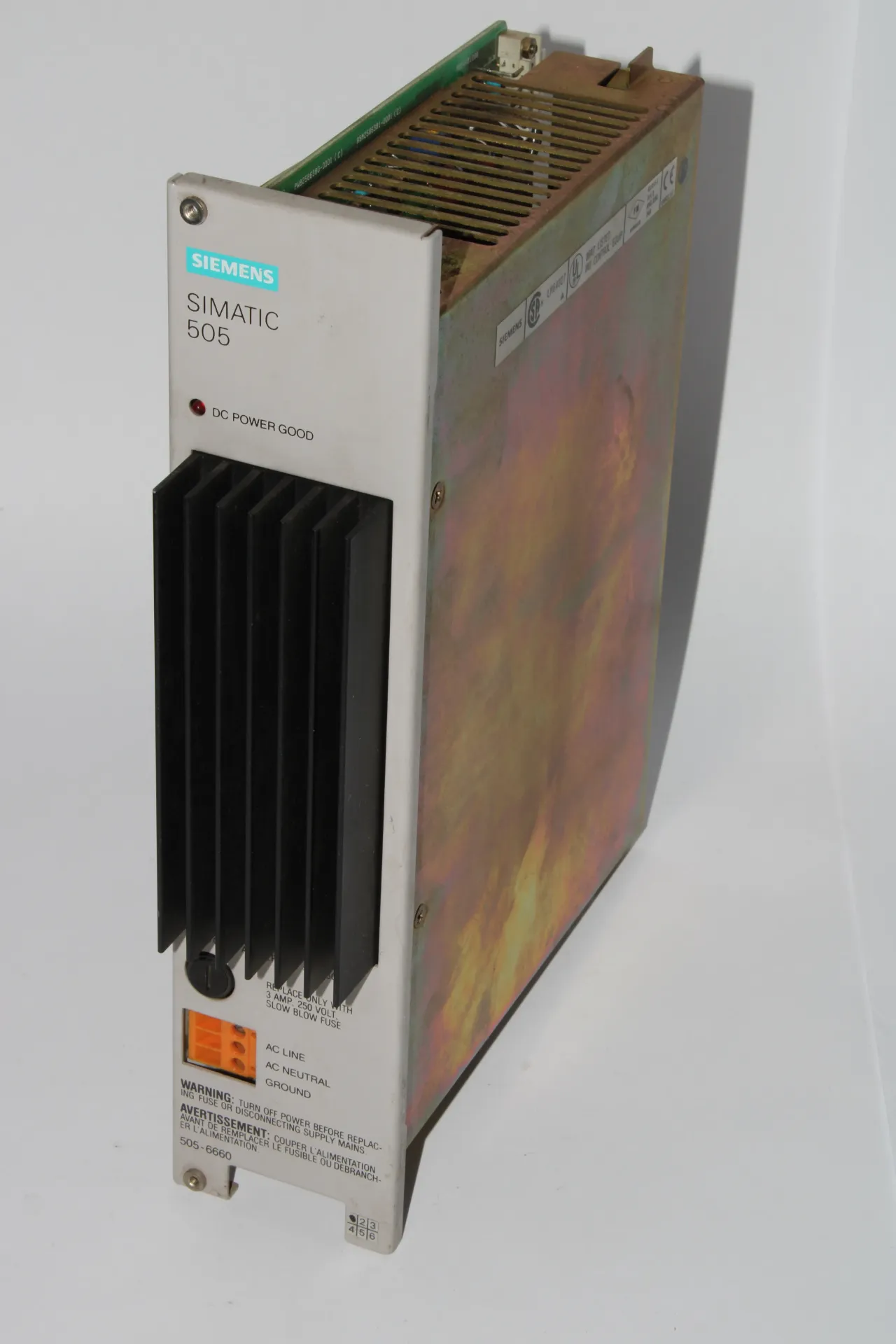 Siemens 6ES5505-6660 Simatic S5 Power Supply Module