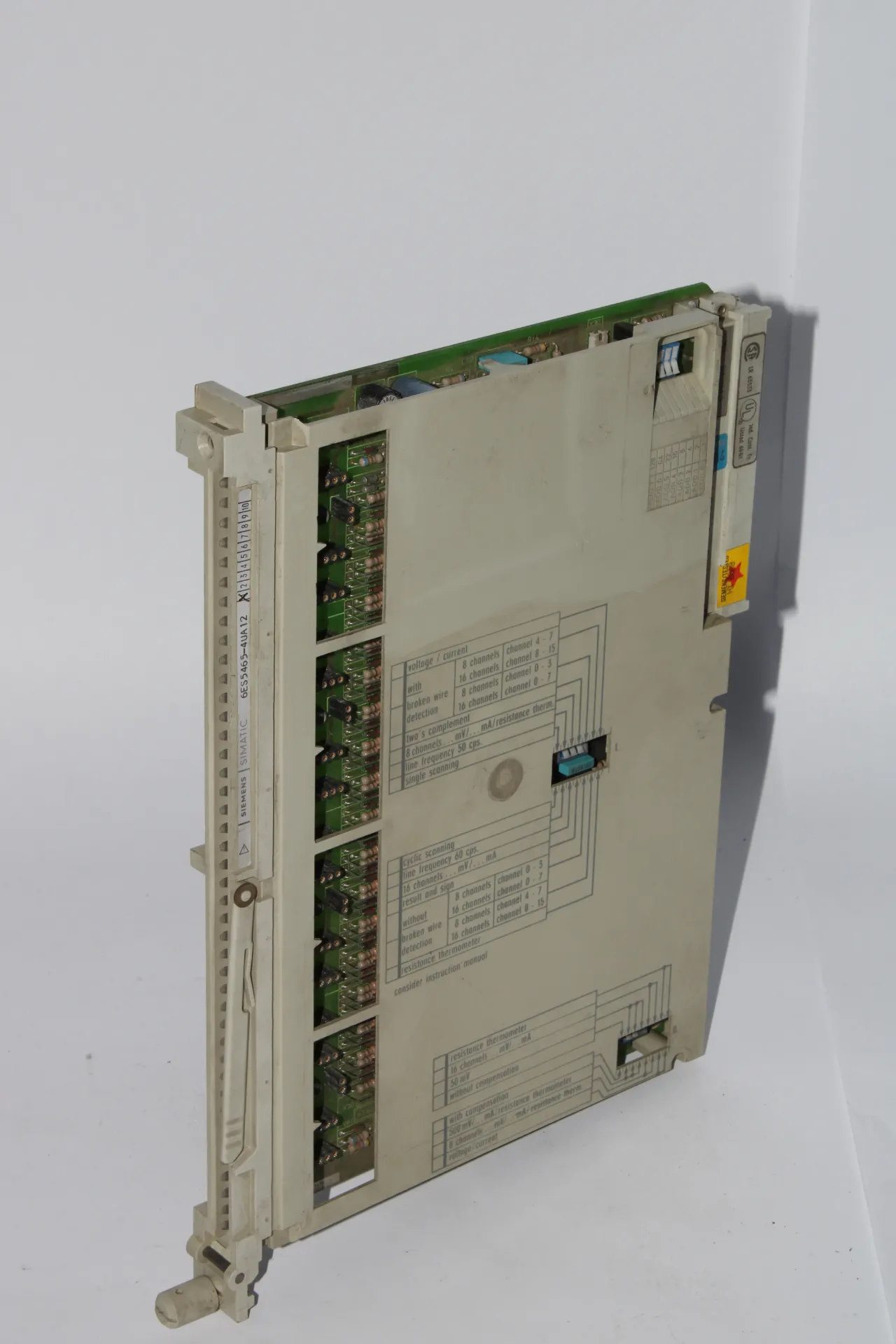 Siemens 6ES5465-4UA12 Simatic S5 465-4 Analog Input Module 