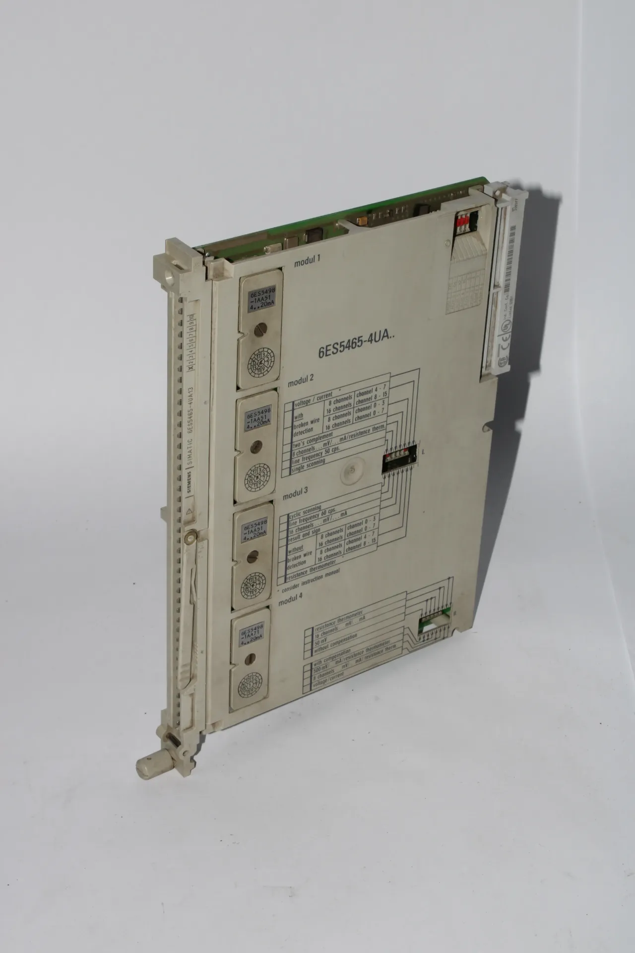 Siemens 6ES5465-4UA13 Simatic S5 465 Analog Input Module 
