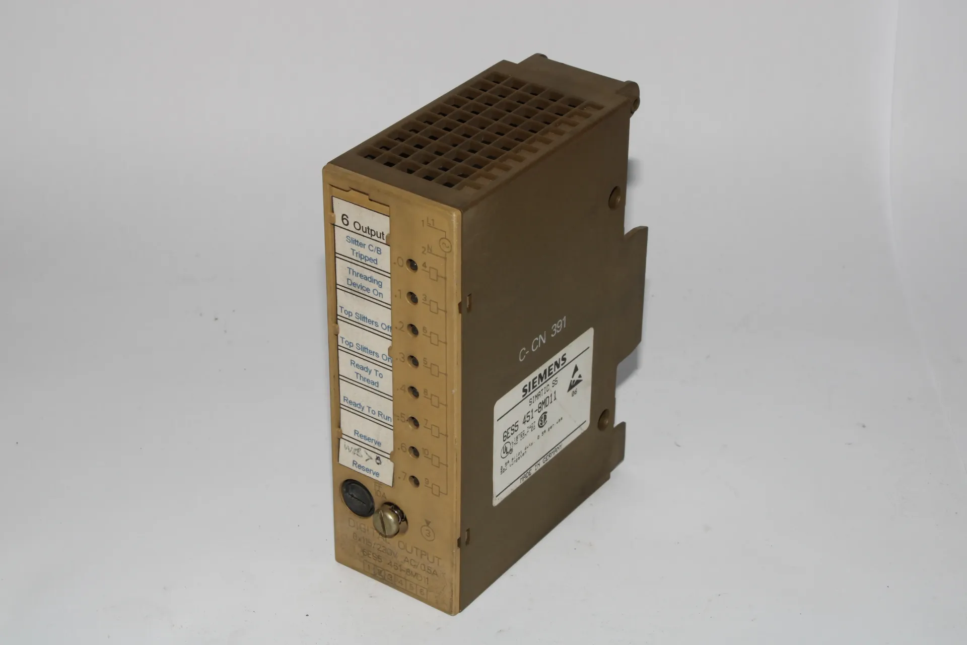 Siemens 6ES5451-8MD11 Simatic S5 Digital Output Module for S5-90U/S5-95U/ S5-100U/ET 100U and ET 200U