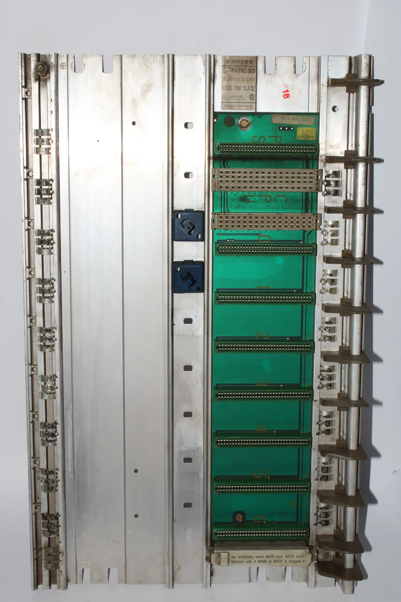 [12C] Siemens 6ES5700-1LA12 Simatic S5 Subrack CR1 