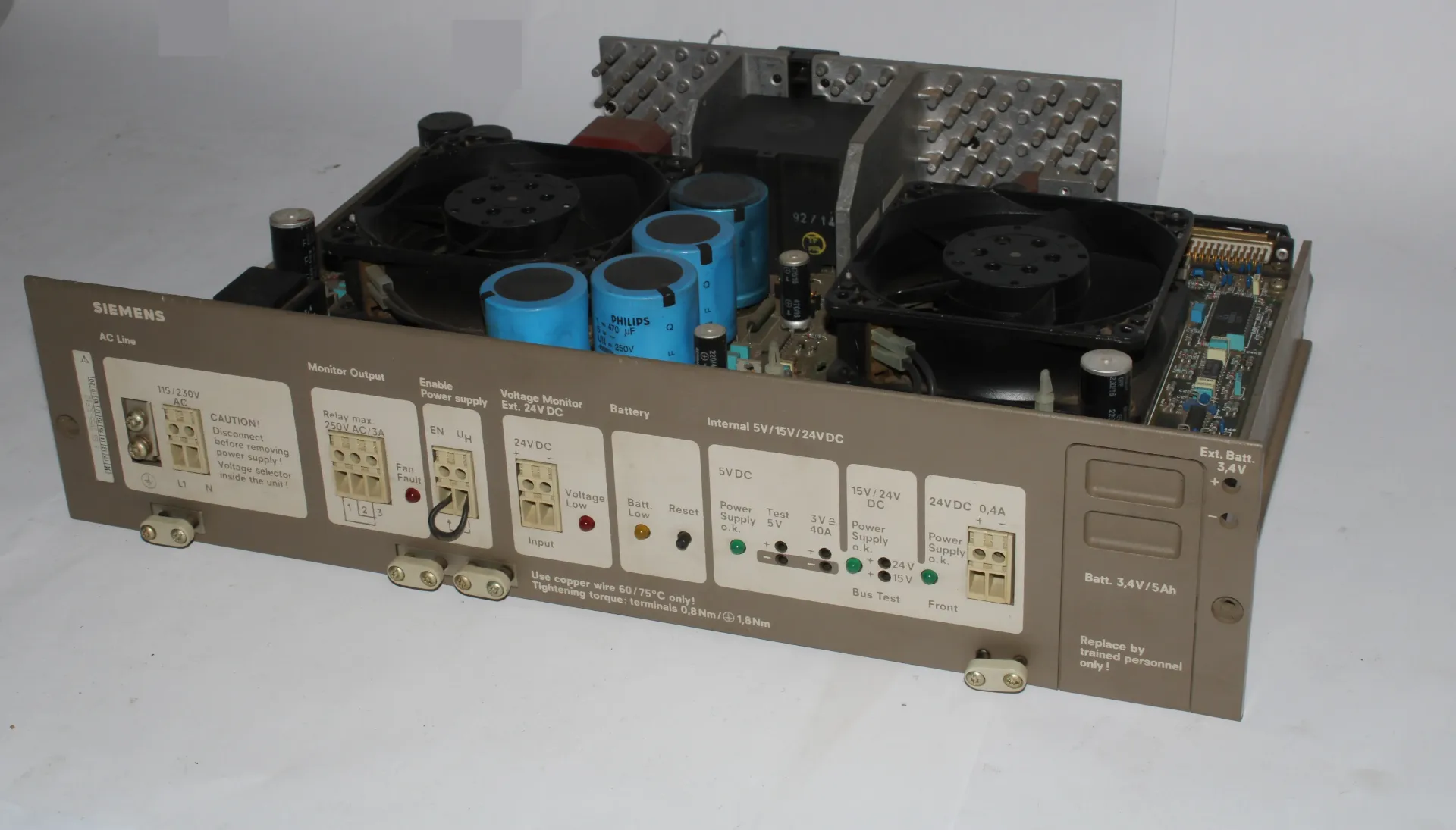 [13C] Siemens 6ES5955-3LF12 Simatic S5 PS 955 Power Supply for S5-135U/S5-150U/S5-155U and EU-185U