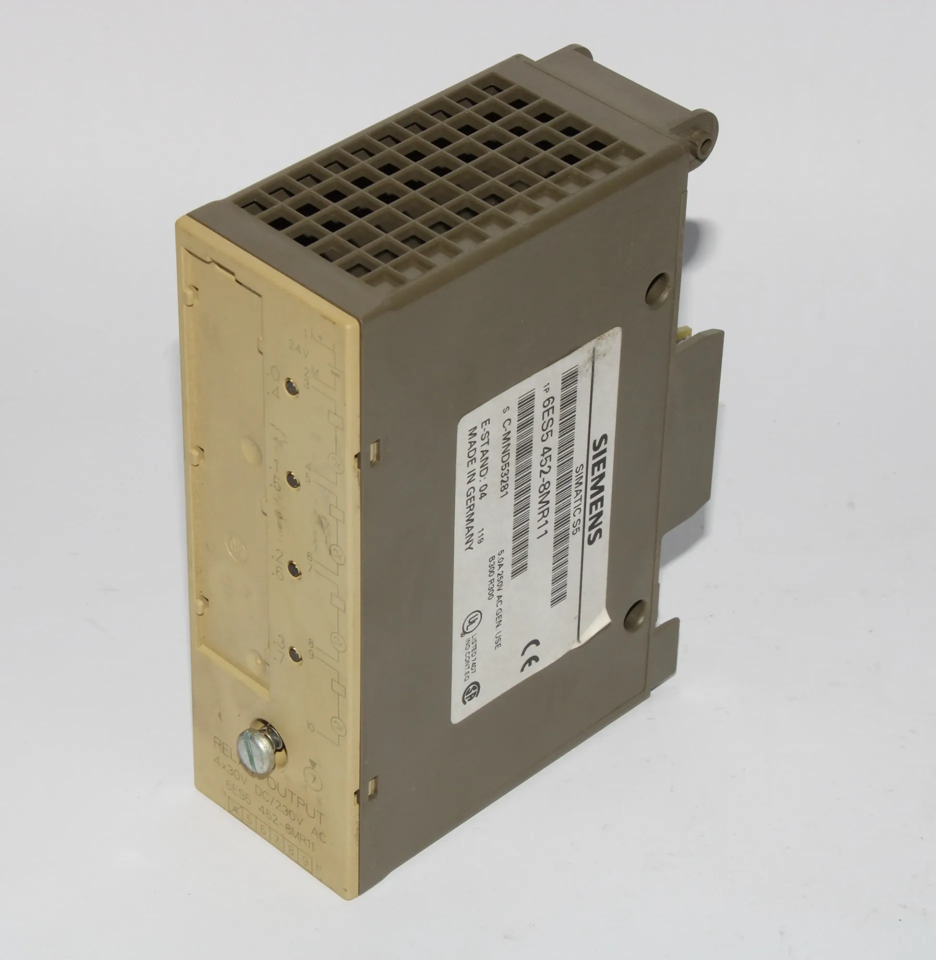 [15A] Siemens 6ES5452-8MR11 Simatic S5 452 Digital Output Module for S5-90U/-95U/-100