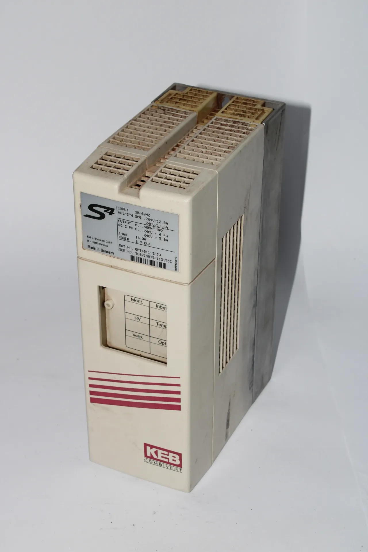 KEB 05.S4.D11-3270 Combivert Servo Controller 