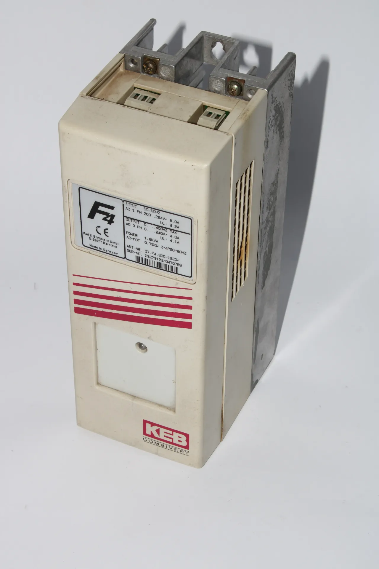 KEB 07.F4.SOC-1220 Combivert Drive 8.2A