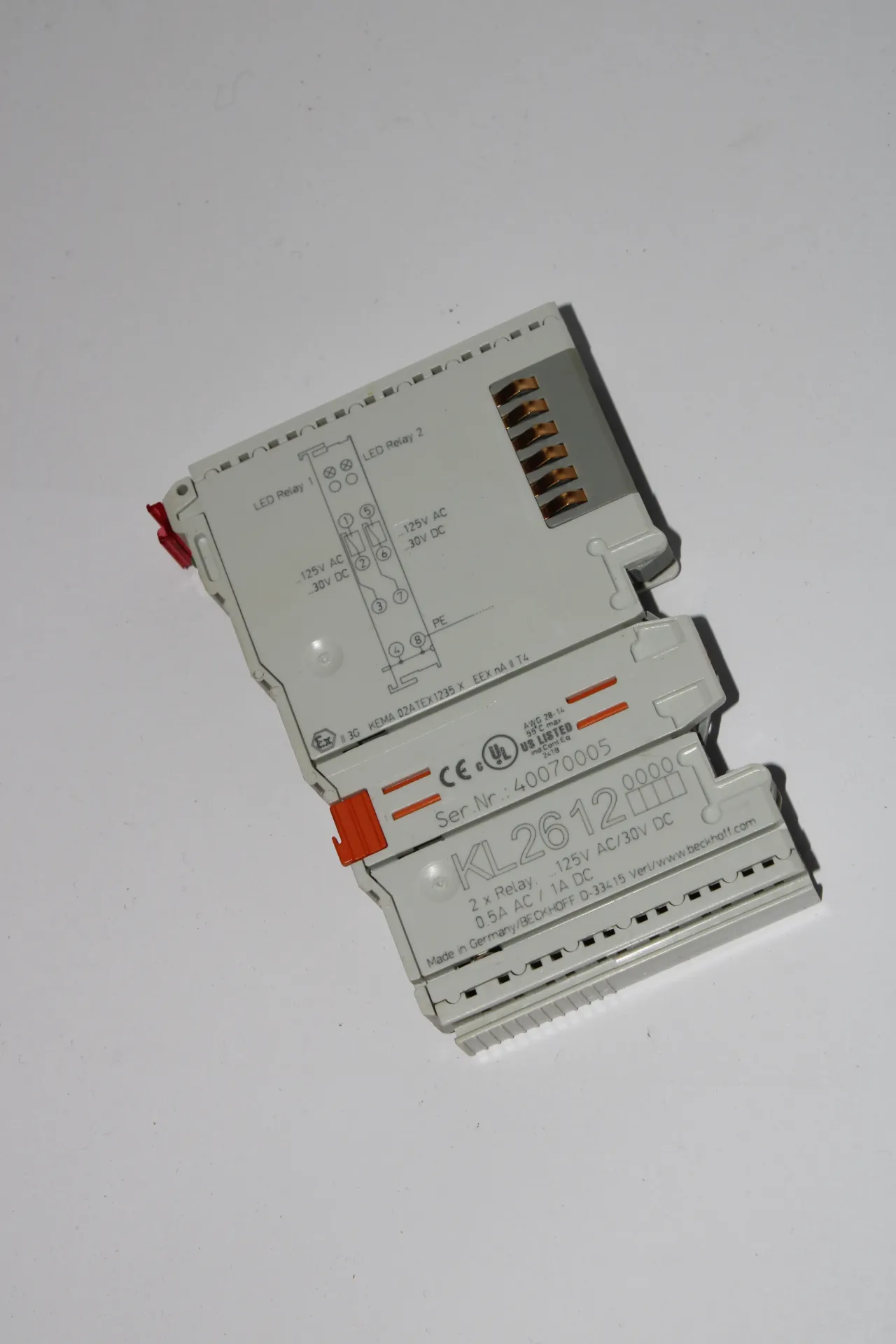 Beckhoff KL2612 Programming Terminal