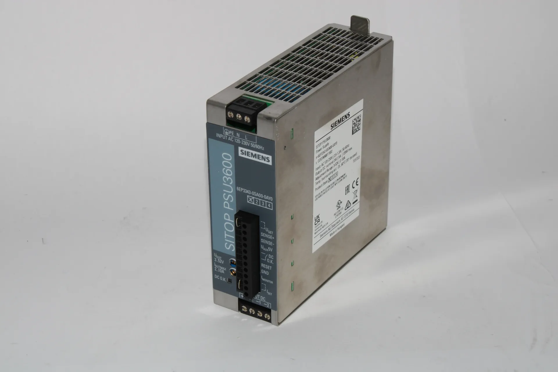 Siemens 6EP3343-0SA00-0AY0 SITOP PSU3600 Stabilized Power Supply