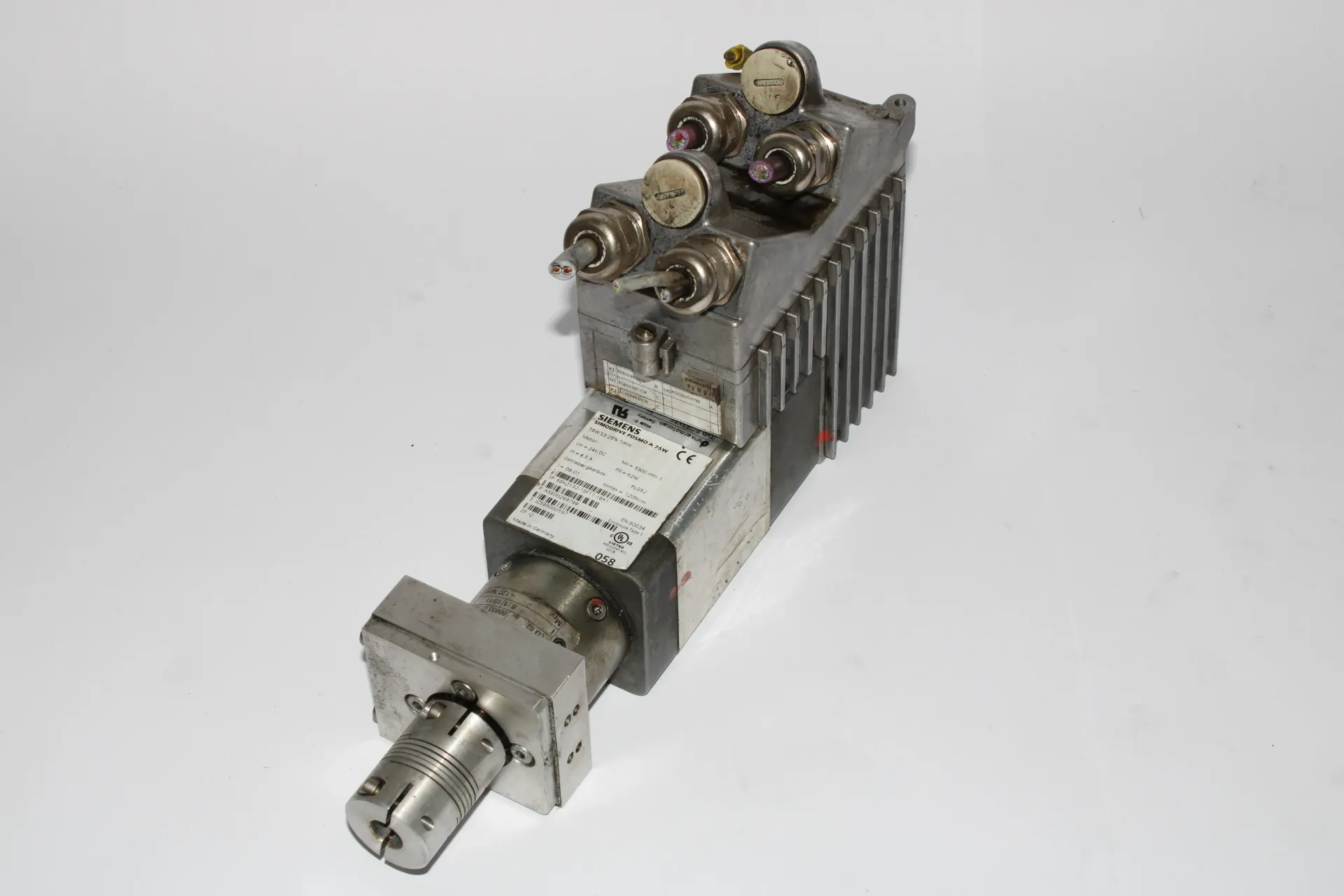 Siemens 6SN2132-1BF11-1BA1 SIMODRIVE POSMO A Programmable Positioning Motor PROFIBUS DP Standard Slave Brushless Motor 75W