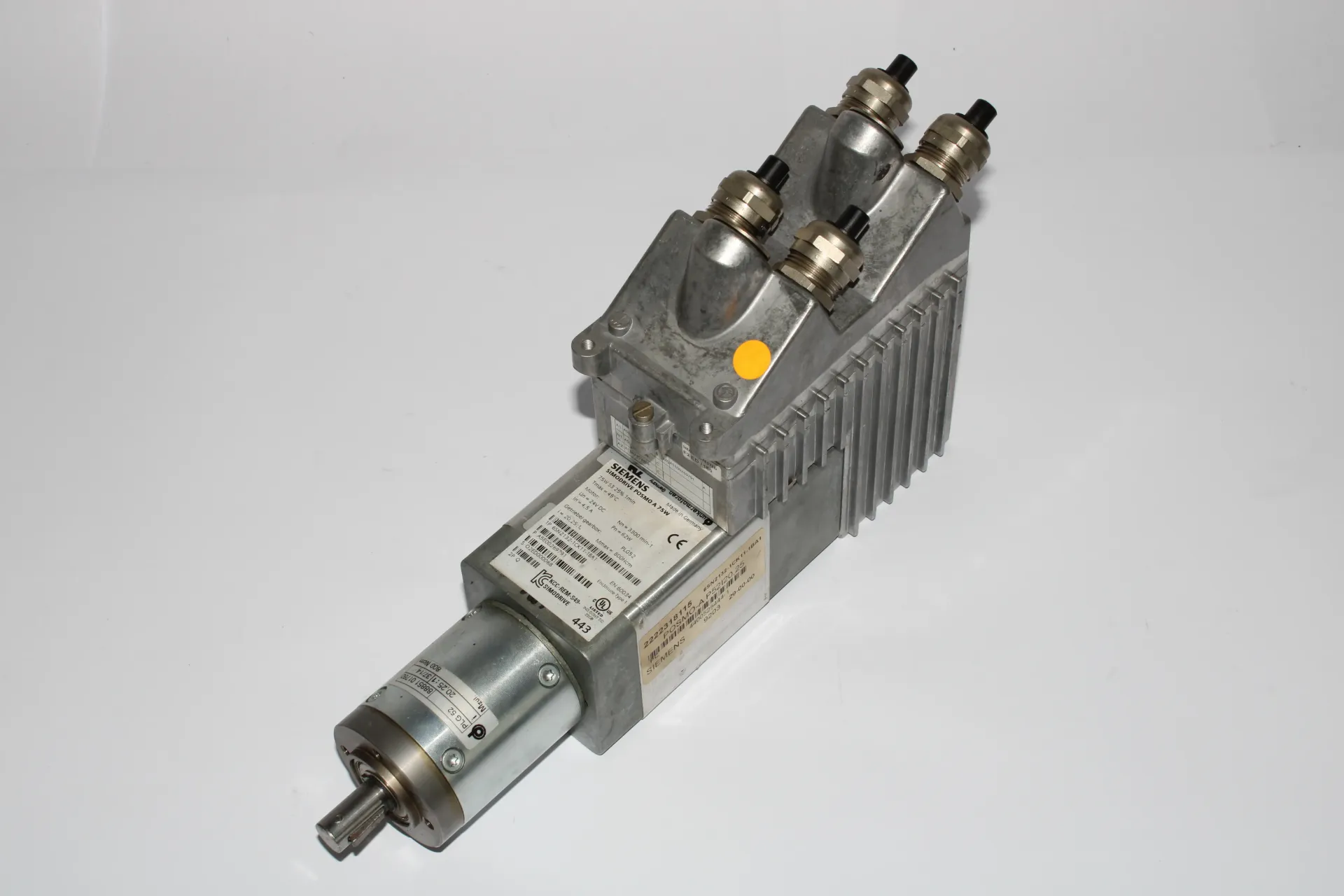 Siemens 6SN2132-1CK11-1BA1 SIMODRIVE POSMO A Programmable Positioning Motor PROFIBUS DP Standard Slave Brushless Motor 75W