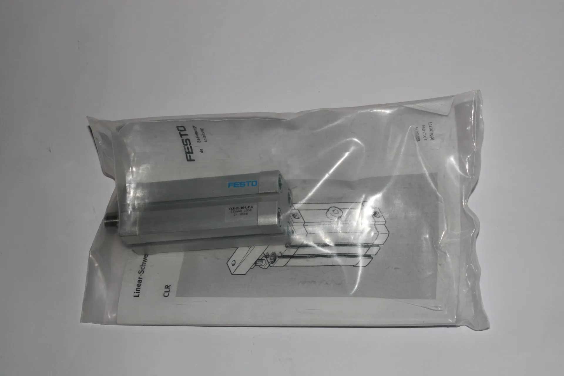 [34A Box 1] Festo CLR-20-10-L-P-A (535440) Linear/Swivel Clamp